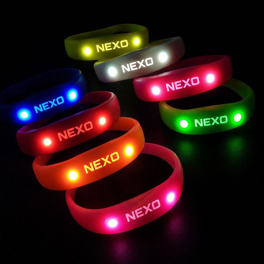 Light Up Silicone Wristbands - Custom Flying Discs