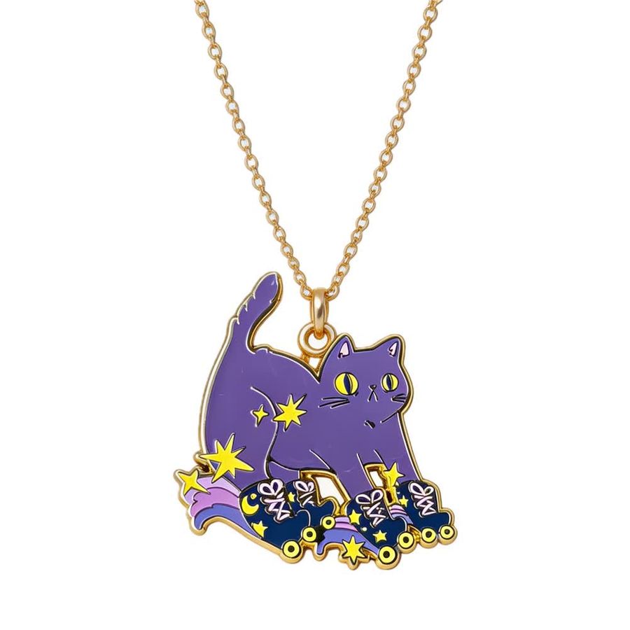 Hard Enamel Charm Necklaces - Custom Flying Discs