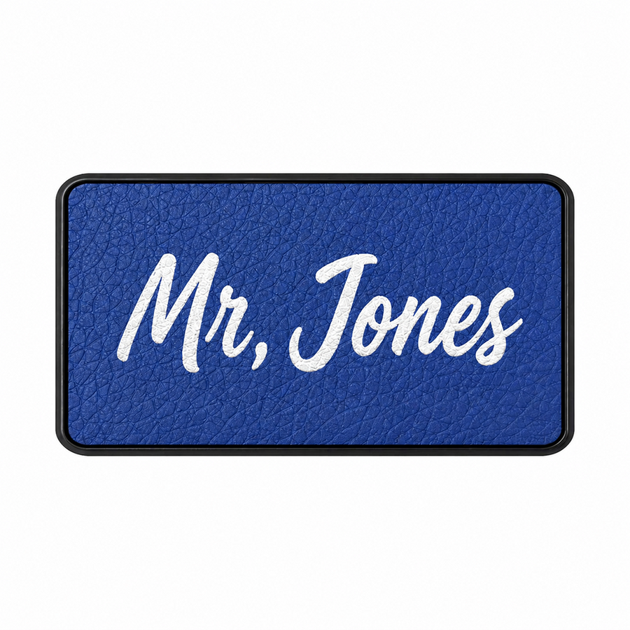 Leather Name Badges - Custom Flying Discs