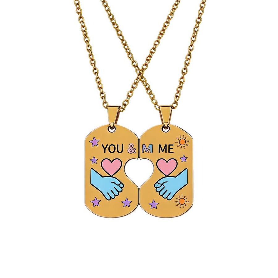 Couple Necklaces - Custom Flying Discs