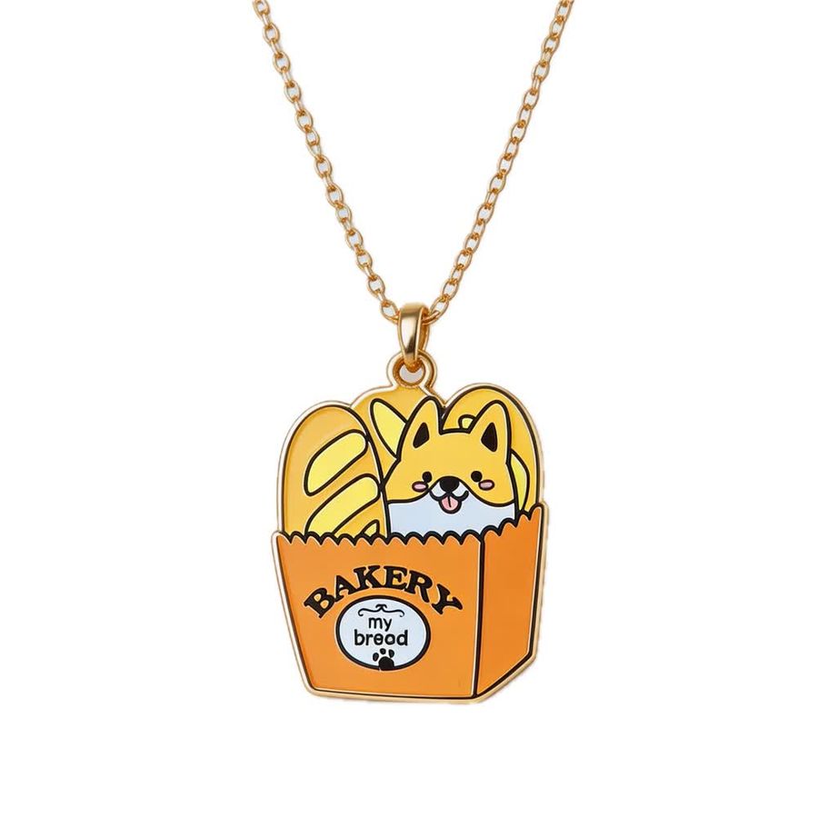 Hard Enamel Charm Necklaces - Custom Flying Discs