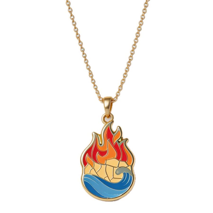 Hard Enamel Charm Necklaces - Custom Flying Discs