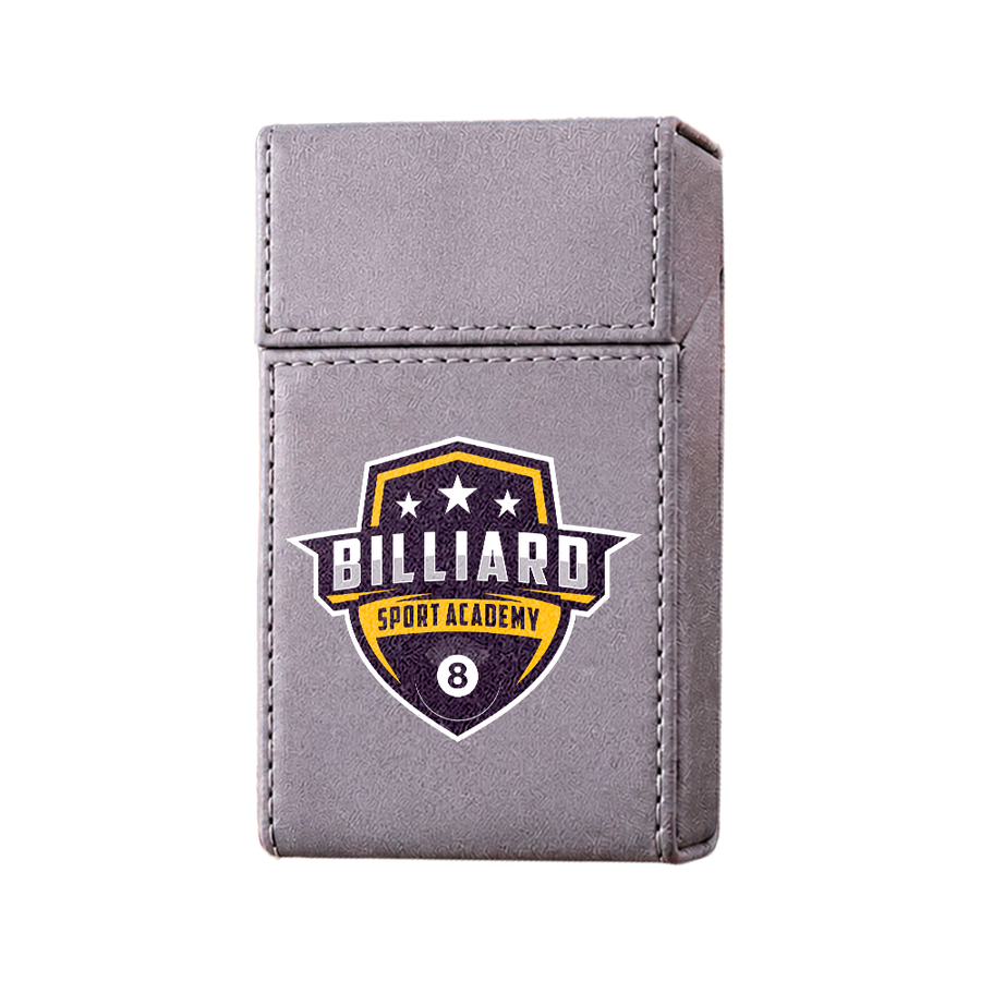 Flip Top PU Leather Full Bag Cigarette Cases - Custom Flying Discs