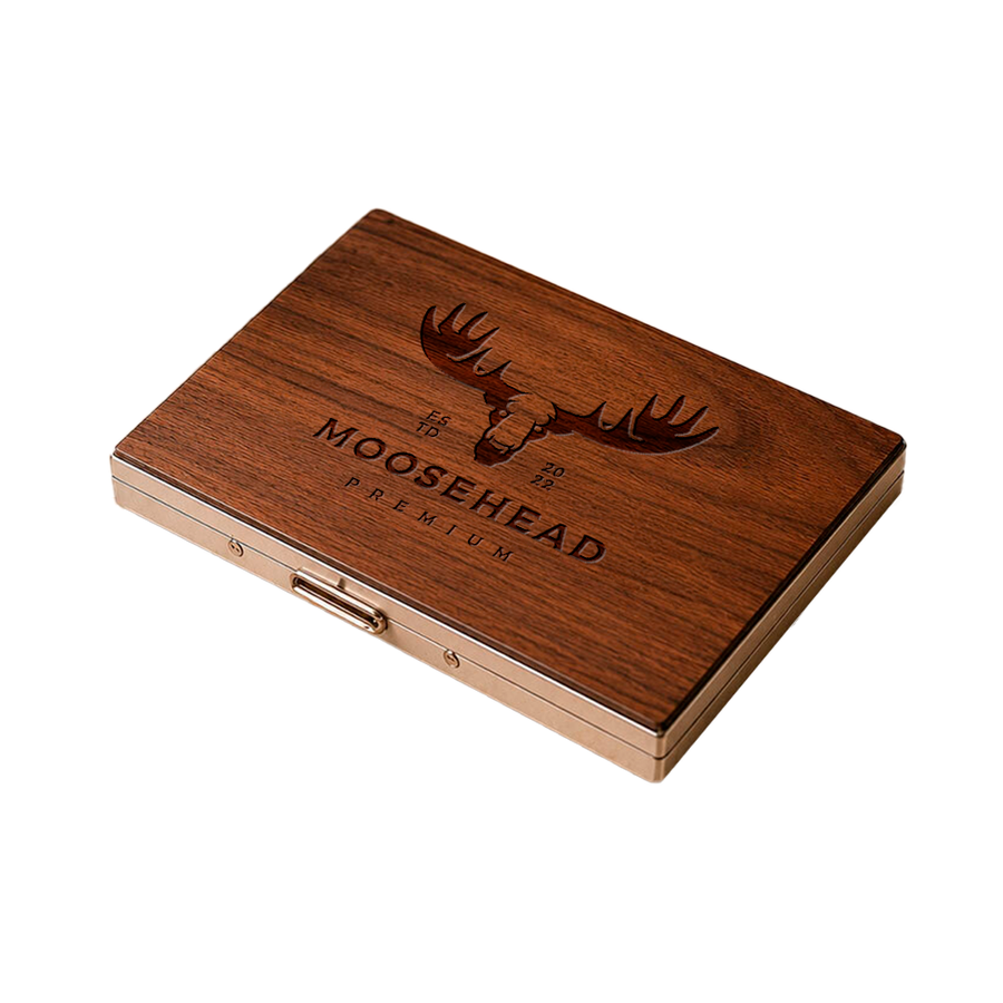 Metal Framed Wooden Cigarette Cases - Custom Flying Discs