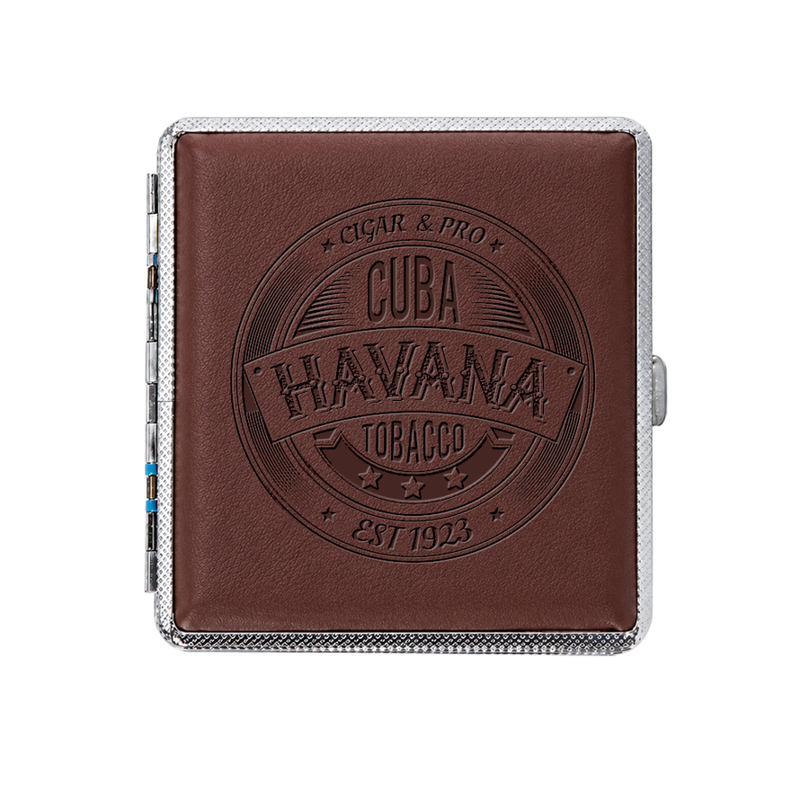 Leather Grain Metal Cigarette Cases - Custom Flying Discs