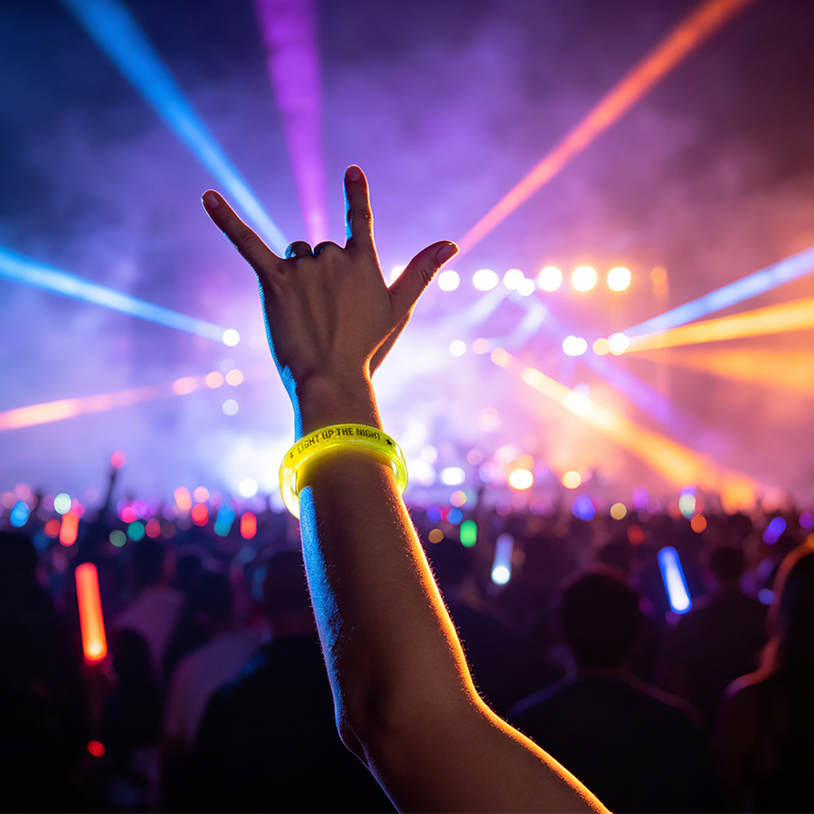 Custom Acrylic Glow Bracelets - Custom Flying Discs