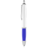 Curvy Retractable Plastic Ball Pen Deal Blue