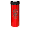 Slim Elegance Metallic Tumblers Red