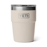 YETI Rambler 16 OZ Stackable Cup w/ MagSlider Lid - Laser Engraved Cape Taupe