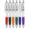 Curvy Retractable Plastic Ball Pen Deal