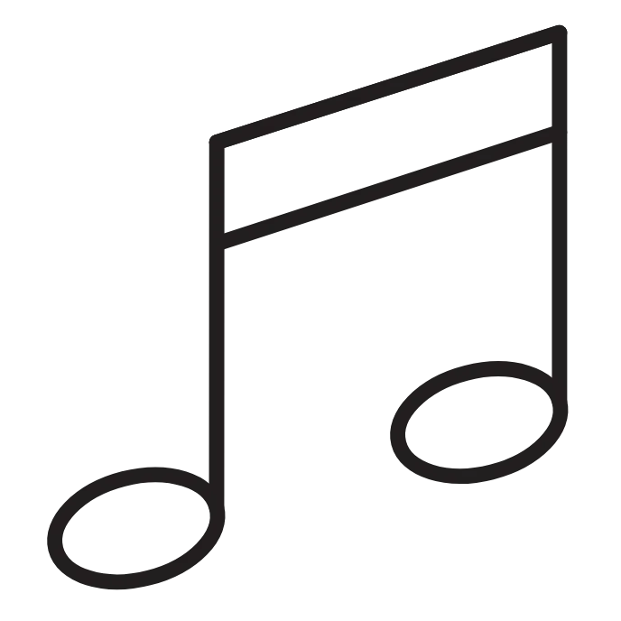 Music Note - Custom Flying Discs